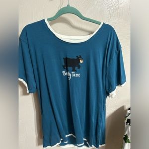 2 piece Lazy One Capri Pajamas